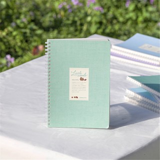 KOKUYO Little Woods軟線圈8mm點線筆記本/ A5/ 80頁/ 綠 eslite誠品