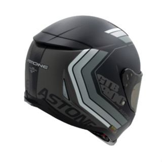 ASTONE GTB800 安全帽 AO35 平黑銀 輕量化 全罩 內墨片 GTB800《淘帽屋》