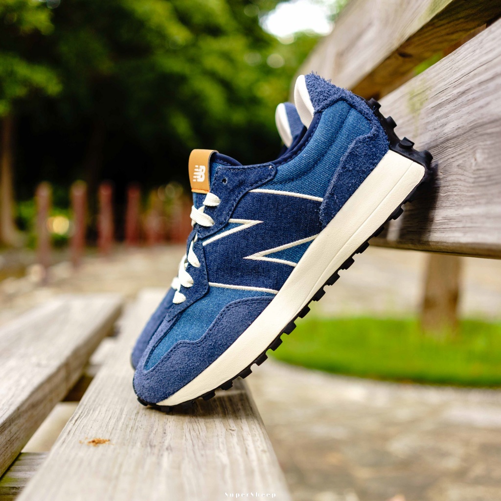 New Balance 327 復古 休閒鞋 女鞋 B楦頭 牛仔藍 WS327JA 海鹽牛仔 WS327JB