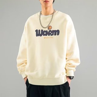 大學t 簡約字母印花衛衣 男生大學t 寬鬆大學t 潮男穿搭 黑色大學t 長袖衛衣 男生衣服 美式大學t 潮流男裝