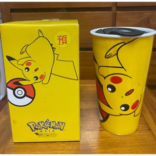 全新－寶可夢皮卡丘雙層蓋隨行杯