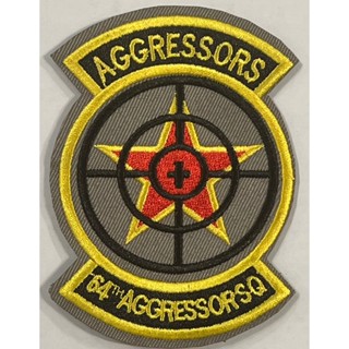 64 TH AGGRESSOR SQ 10CM PATCH 臂章 ARM-64SQ