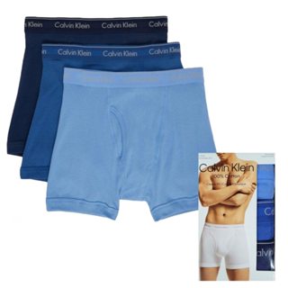 Calvin klein CK Boxer Brief 男士 純棉吸汗透氣 三件組裝 長版四角內褲 NB4003-940