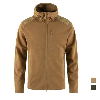 【Fjallraven 北極狐】Keb Fleece 連帽夾克 男 小狐狸刷毛外套 蕎麥棕 深森綠 81479