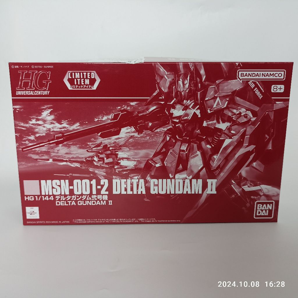 代理版! 萬代 HG 1/144 會場限定 MSN-001-2 德爾塔 鋼彈 貳號機