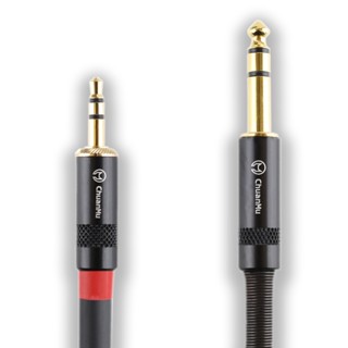 【促銷】6.5 3.5mm 對錄線【M131】AUX 6.35 平衡線 吉他連線6.5轉3.5 TRS 公對公