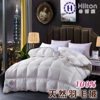 【Hilton 希爾頓】五星級頂級抗菌除臭100%天然羽毛被3.0KG 被胎 暖被 被子 棉被(B0831-30)