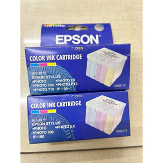 EPSON 噴墨墨水夾 彩色墨水卡匣 S020110 黑色墨水卡夾