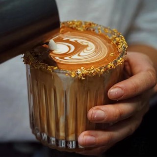 【小眾設計】AnJiaH&H 條紋玻璃杯 極簡咖啡杯 豎紋咖啡杯 烈酒杯 摩卡咖啡杯 300ml 冷飲 熱飲