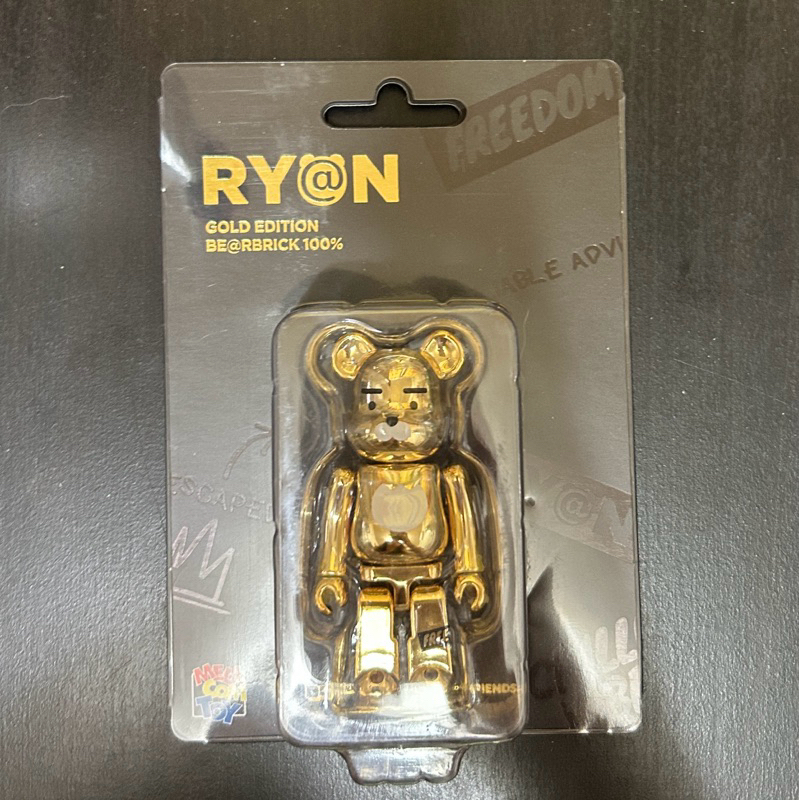 Be@rbrick 庫柏力克熊 x KAKAO FRIENDS RYAN 萊恩聯名款 100%