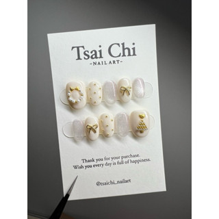 現貨｜Tsai Chi｜No.02 聖誕節系列 純手工穿戴甲 美甲 指甲甲片 果凍膠 凝膠指甲 nailart nail