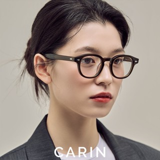 CARIN 光學眼鏡 DENSE C1 復古方型膠框 - 金橘眼鏡