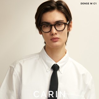 CARIN 光學眼鏡 DENSE M C1 復古方形膠框 - 金橘眼鏡