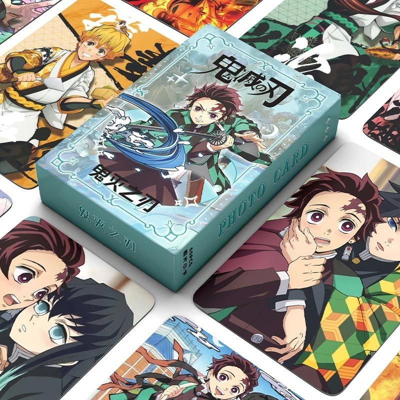 ⭐熱銷⭐ 鬼滅之刃 鐳射小卡 動漫 週邊 應援 禰豆子 炭治郎 蝴蝶忍 無慘 我妻善逸 LOMO小卡 粉絲 收藏 飯製
