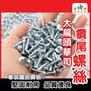 (現貨+發票) 華司鑽尾螺絲 大扁頭華司鑽尾螺絲 螺絲 鑽尾螺絲