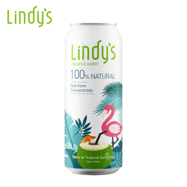 Lindy's 100%椰子水 310ml/罐 早安健康嚴選