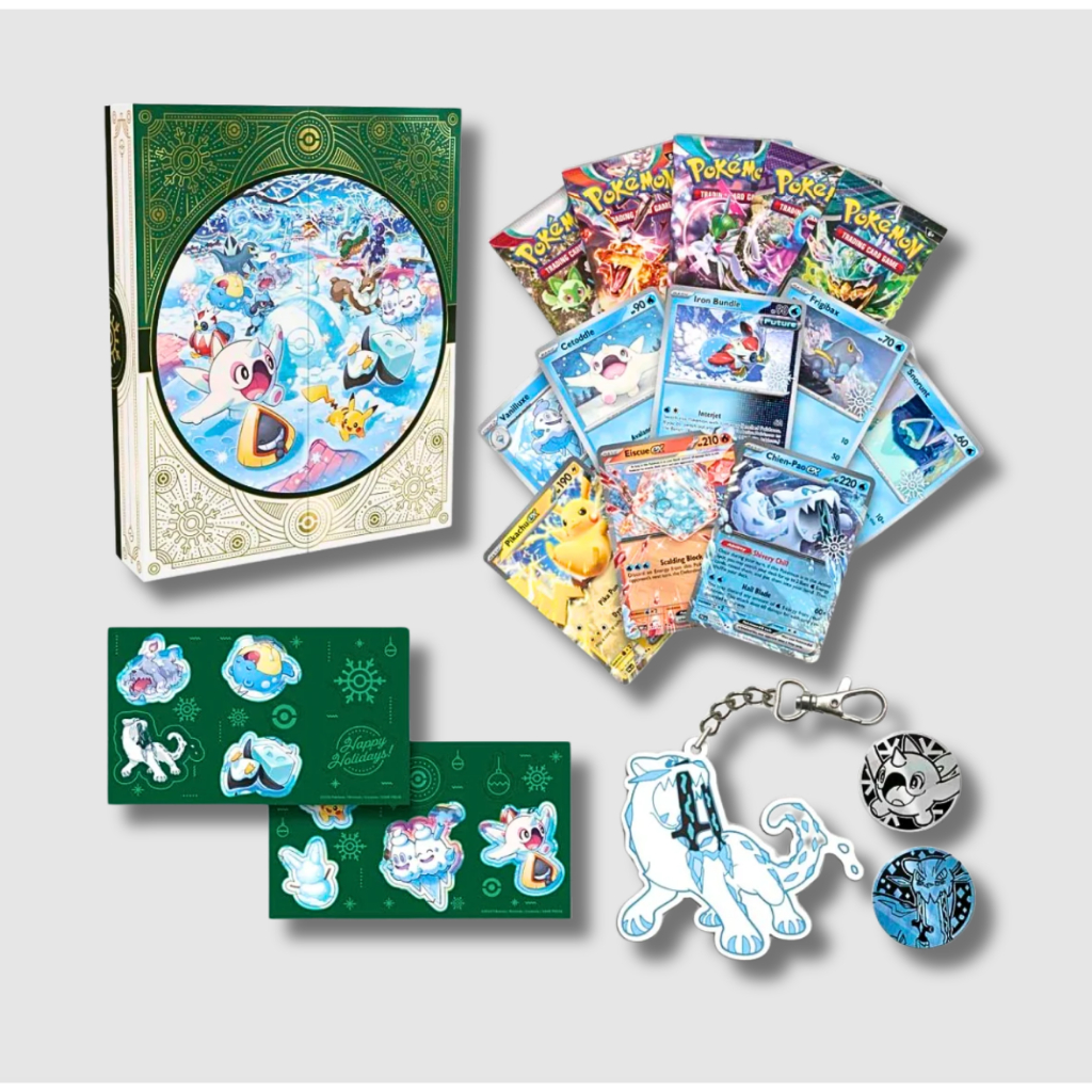 英國購入 Pokémon 寶可夢2024年卡牌 降臨曆 神奇寶貝 卡包戳戳樂🎄聖誕節🎁聖誕倒數日曆 現貨在台