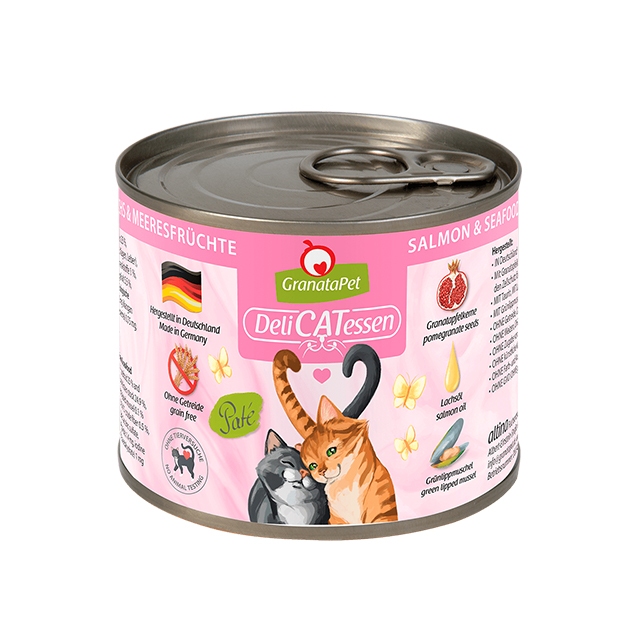 GranataPet 葛蕾特 精緻食光貓餐包-5號鮭魚海鮮 200g (PET3151)