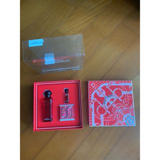 HERMES 緋紅火參古龍水香皂禮盒組