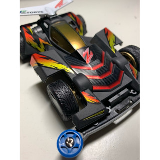 {鋼彈的屋-模型工作室} 田宮 四驅車 新 三角箭 ZMC 勝利代表隊貼紙 改色塗裝 完成品