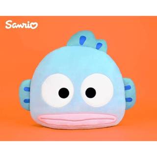三麗鷗 人魚漢頓 醜魚 頭型抱枕 靠枕 枕頭 抱枕