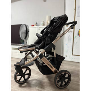 ABC Design Salsa3高景觀雙向手推車 玫瑰金 送原廠睡墊 蚊帳