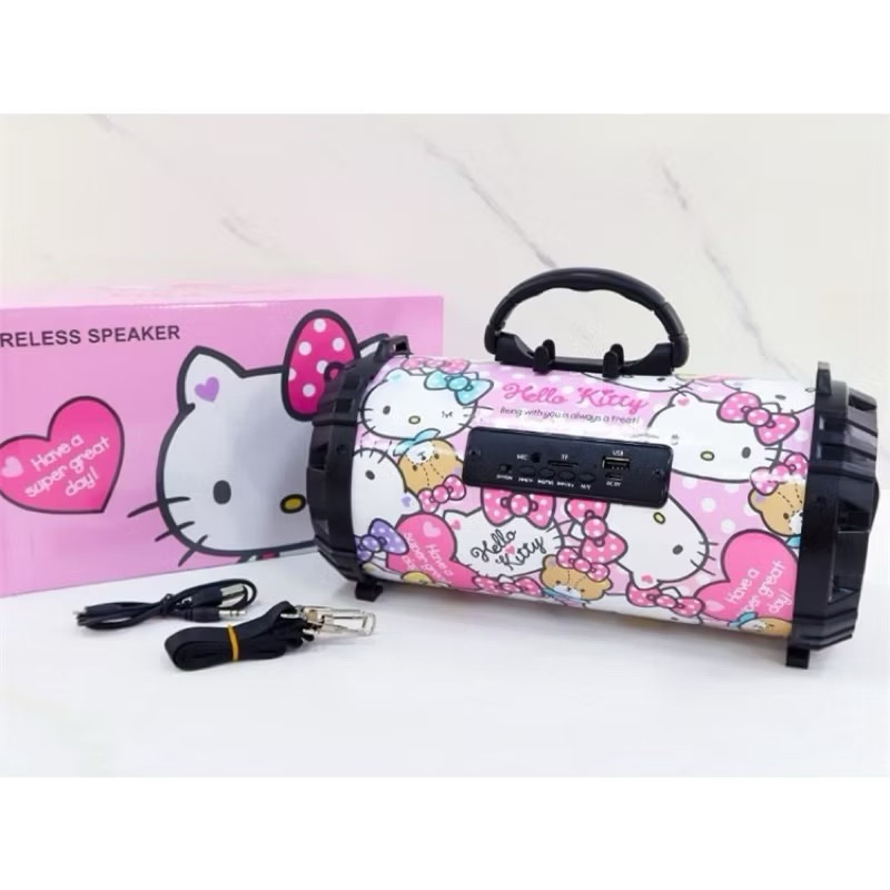 （全新現貨）正版Hello Kitty 轟天雷喇叭 音響 藍牙喇叭 凱蒂貓音箱 KT音箱