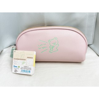 日本🇯🇵rilakkuma 拉拉熊 粉紅色 鉛筆盒 文具用品 收納包 化妝包 懶懶熊
