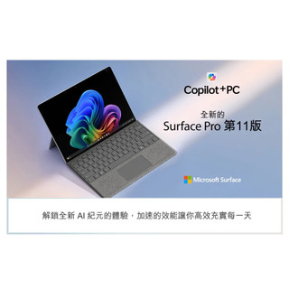 Microsoft 微軟Surface Pro 11 Snapdragon X Plus WIN11 PRO 商務版