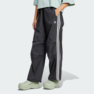 adidas 女款 長褲 運動褲 三葉草 3 S PARA PANT 黑 IY7251