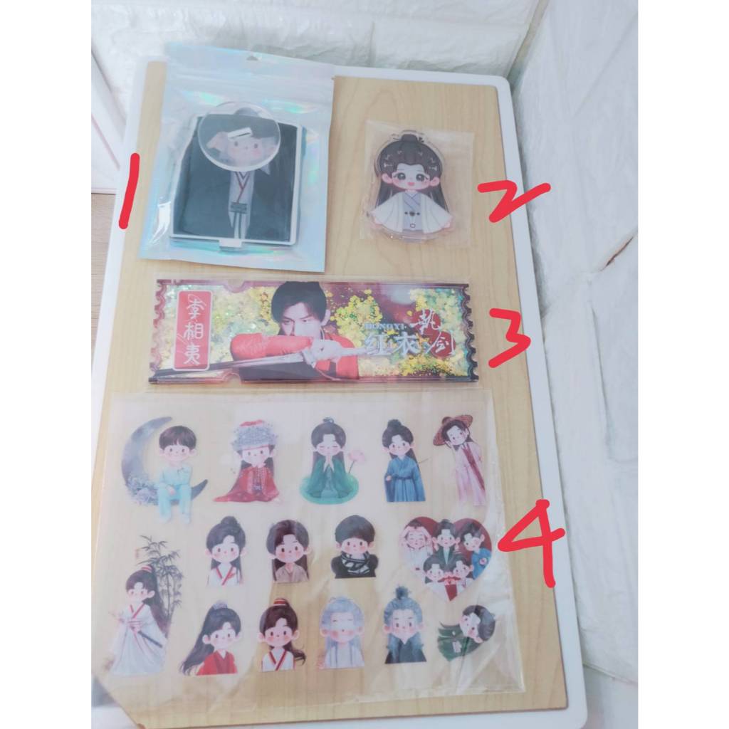 成毅Q版角色貼紙 Q版角色人型立牌 鑰匙圈  胸針  王權富貴 玄夜 蓮花樓 李蓮花