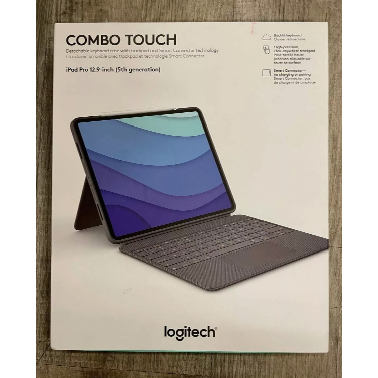 羅技 Logitech Combo Touch 鍵盤保護殼｜適用 iPad Pro 12.9 第5 6代 2502