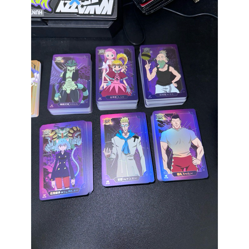 麥當勞 聯名 SR 卡 獵人 卡包 盲包 hunterxhunter 蟻王 小麥 甘舒 炸彈魔 梅露艾姆 貓女 會長