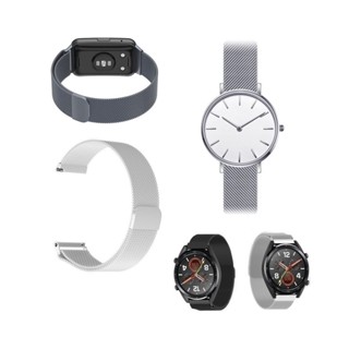 【米蘭尼斯】適用 紅米 Redmi Watch 5 Lite Active 錶帶寬度22mm手錶磁吸 不鏽鋼 錶帶