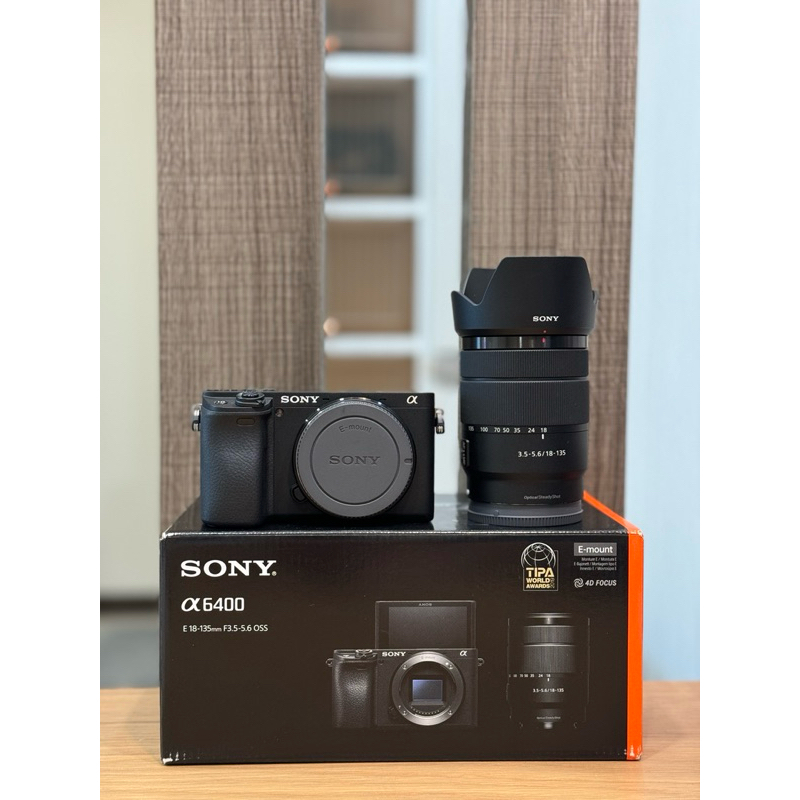 近全新Sony A6400+18-135kit公司貨保固至2026/6 快門數僅5XX(初芯二手)