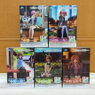 FGS> 正版 日版 SEGA PM 五等分的花嫁 新娘 中野一花二乃三玖四葉五月 坐姿 制服 學生服 美女 公仔