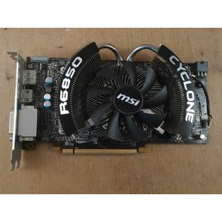 功能正常 微星 MSI R6850 CYCLONE 1GD5 PE/OC