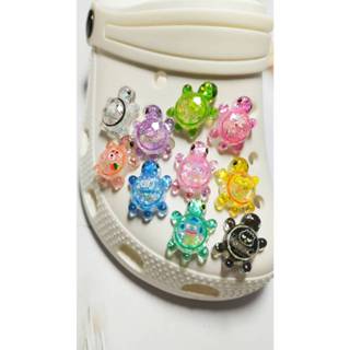 (現貨) 三麗鷗 晶透烏龜 crocs 創意 鞋釦 鞋花 洞洞鞋配件 鞋花 立體鞋釦