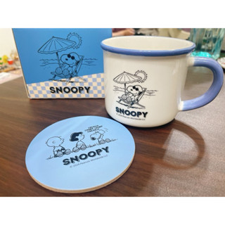 SNOOPY 午茶時光馬克杯 家樂福會員禮