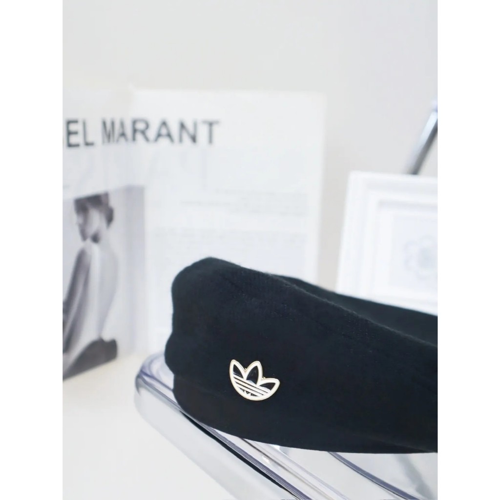 *米菲美國* Adidas Beret 金標三葉草貝蕾帽 黑色【JF4210】