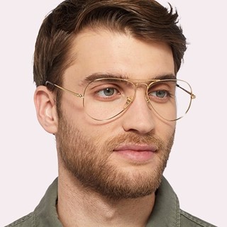 RayBan RB6489 雷朋眼鏡｜時尚潮流復古飛行員金屬眼鏡架 男生女生品牌眼鏡框【幸子眼鏡】