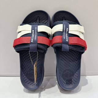 PALLADIUM SOLEA SLIDE 男女款 深藍色 魔鬼氈 運動 休閒 拖鞋 76696-458