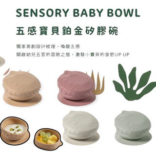 新品上市 美國 miniware 五感寶貝鉑金矽膠碗 Sensory Baby Bowl 多色可選