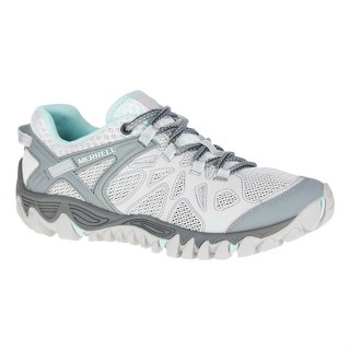 MERRELL 戶外鞋 All Out Blaze Aero Sport 藍灰 黃金大底 越野 ML12724
