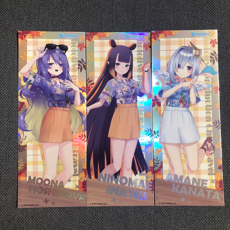 <天天好心情> Hololive production 朝氣Chill遊 台中大遠百 限定合作快閃店 鐳射票卡