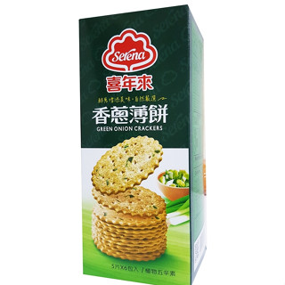 【喜年來】香蔥薄餅 120g （5片x6包入）│官方旗艦店