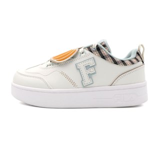 Fila Costume 白藍 皮革 厚底 運動 休閒 萬聖節 板鞋 女款 J2779【新竹皇家5-C902Y-166】
