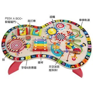 【Hello Baby臺南玩具出租】【ALEX - 聰明寶寶遊戲桌】