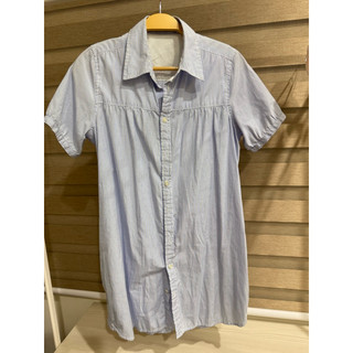 日本品牌 tee-up 長版襯衫