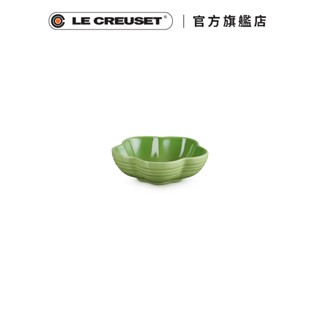 LE CREUSET 瓷器花型盤12cm (小) (棕櫚綠)